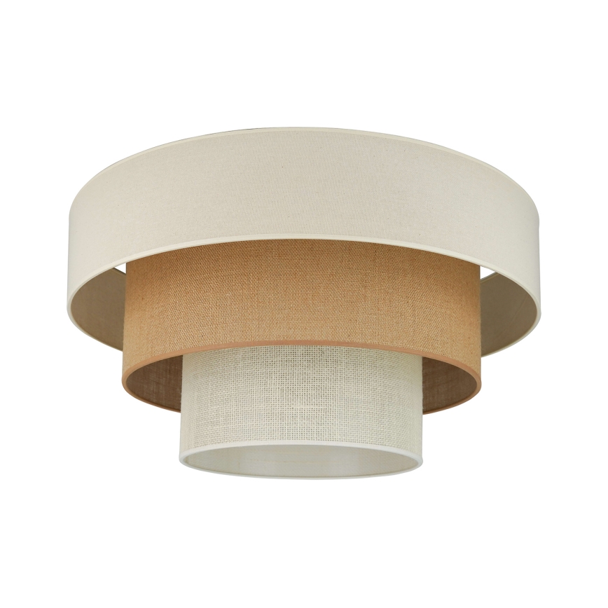 Brilagi - Οροφής φωτιστικό DENVER LUNETA 1xE27/15W/230V διάμ. 45 εκ. μπεζ/καφέ/κρεμ