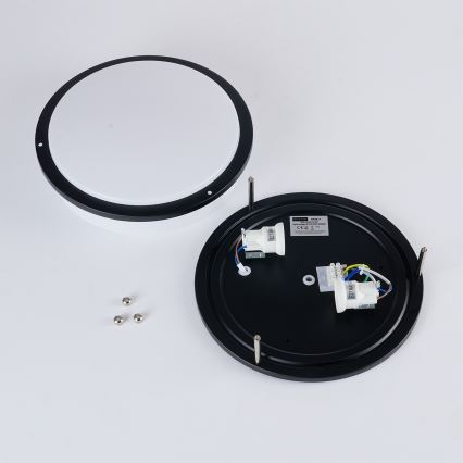 Brilagi - Φωτιστικό οροφής ELARO 2xE27/40W/230V, Ø 26 cm, μαύρο