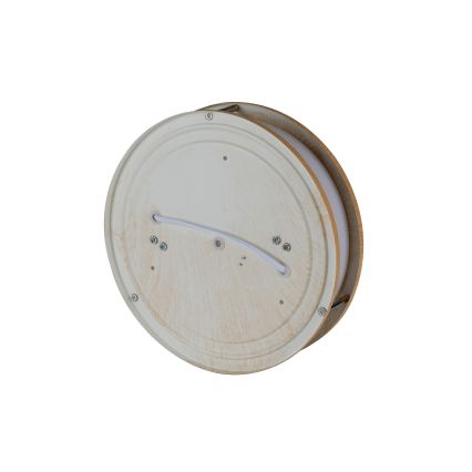 Brilagi - Φωτιστικό οροφής ELARO 2xE27/40W/230V Ø 26 cm με ξύλινο φινίρισμα