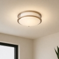 Brilagi - Φωτιστικό οροφής ELARO 2xE27/40W/230V Ø 26 εκ. χρυσό