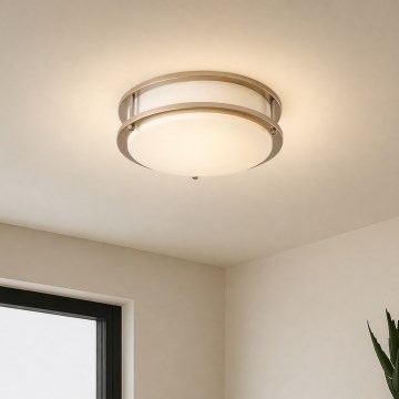 Brilagi - Φωτιστικό οροφής ELARO 2xE27/40W/230V Ø 26 εκ. χρυσό