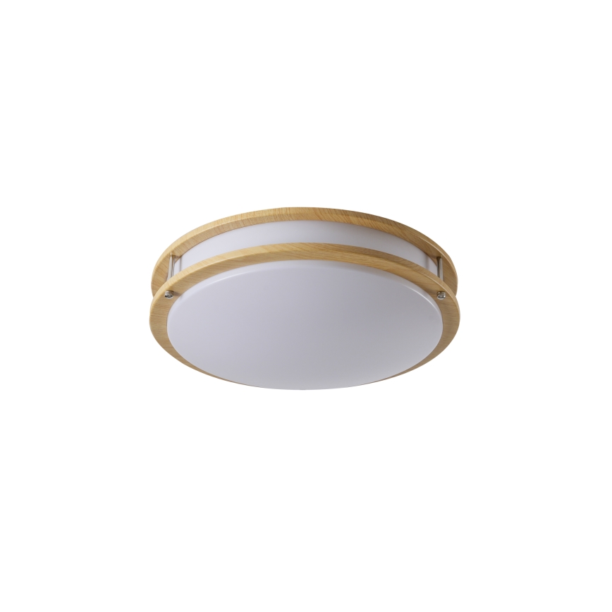 Brilagi - Φωτιστικό οροφής ELARO 4xE27/40W/230V Ø 41 cm φινίρισμα ξύλου