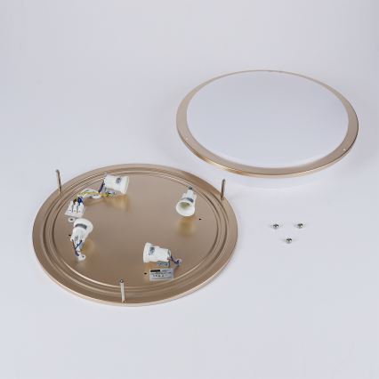 Brilagi - Φωτιστικό οροφής ELARO 4xE27/40W/230V Ø 41 cm χρυσό