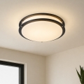 Brilagi - Φωτιστικό οροφής ELARO 4xE27/40W/230V, διάμ. 41 cm, μαύρο