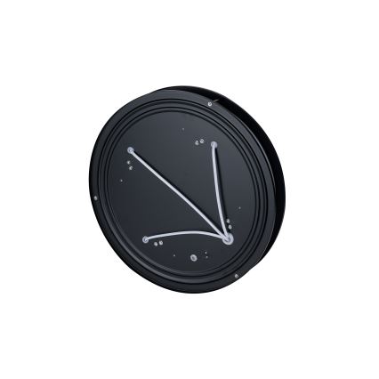 Brilagi - Φωτιστικό οροφής ELARO 4xE27/40W/230V, διάμ. 41 cm, μαύρο