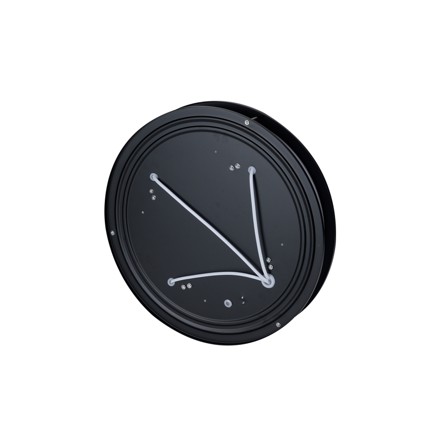Brilagi - Φωτιστικό οροφής ELARO 4xE27/40W/230V, διάμ. 41 cm, μαύρο