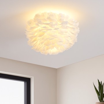 Brilagi - Φωτιστικό οροφής FEATHER 3xE27/40W/230V διάμ. 40 εκ. λευκό