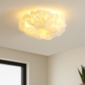 Brilagi - Φωτιστικό οροφής FEATHER 3xE27/40W/230V, διάμετρος 40 cm, λευκό