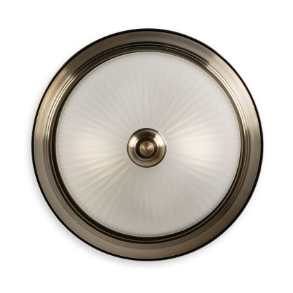 BRILAGI - Φωτιστικό οροφής FRESCO 2xE27/40W/230V Ø 28 cm ορείχαλκο