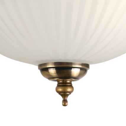 BRILAGI - Φωτιστικό οροφής FRESCO 2xE27/40W/230V Ø 28 cm ορείχαλκο