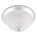 Brilagi - Φωτιστικό οροφής FRESCO 2xE27/40W/230V Ø 28 εκ. ματ χρώμιο