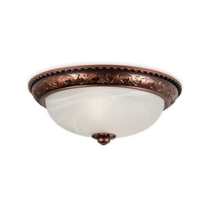 Brilagi - Φωτιστικό οροφής FRESCO 2xE27/40W/230V Ø 30 cm σε απόχρωση χαλκού