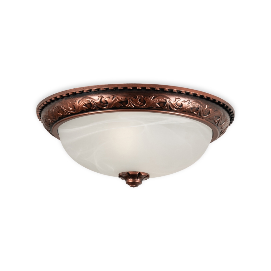 Brilagi - Φωτιστικό οροφής FRESCO 2xE27/40W/230V Ø 30 cm σε απόχρωση χαλκού