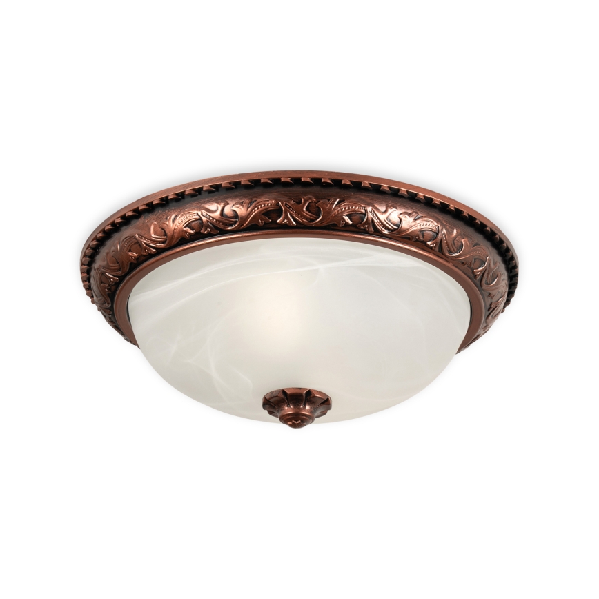 Brilagi - Φωτιστικό οροφής FRESCO 2xE27/40W/230V Ø 30 cm σε απόχρωση χαλκού