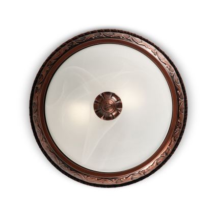 Brilagi - Φωτιστικό οροφής FRESCO 2xE27/40W/230V Ø 30 cm σε απόχρωση χαλκού