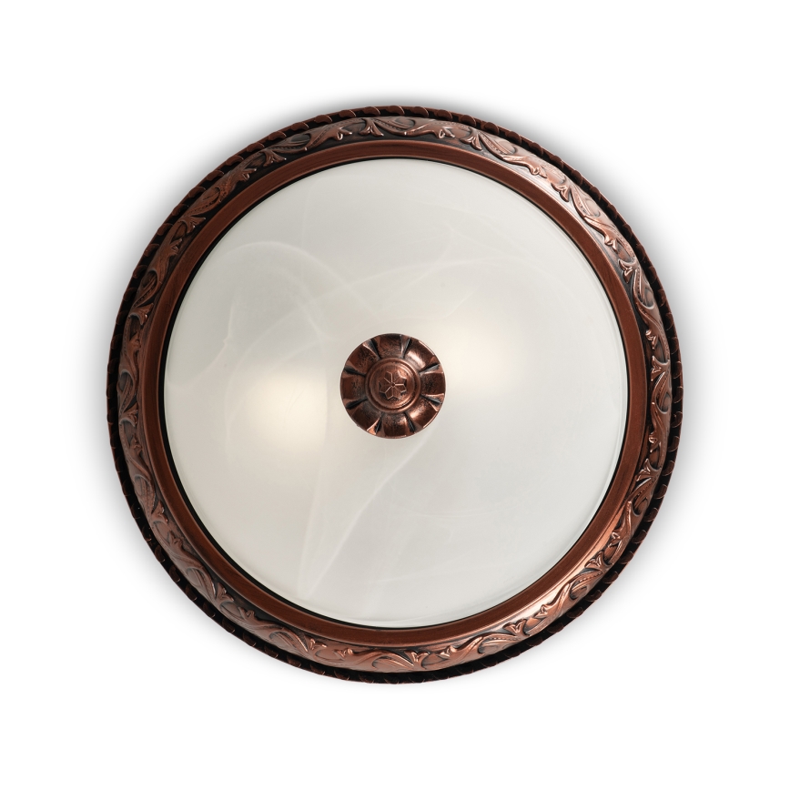 Brilagi - Φωτιστικό οροφής FRESCO 2xE27/40W/230V Ø 30 cm σε απόχρωση χαλκού