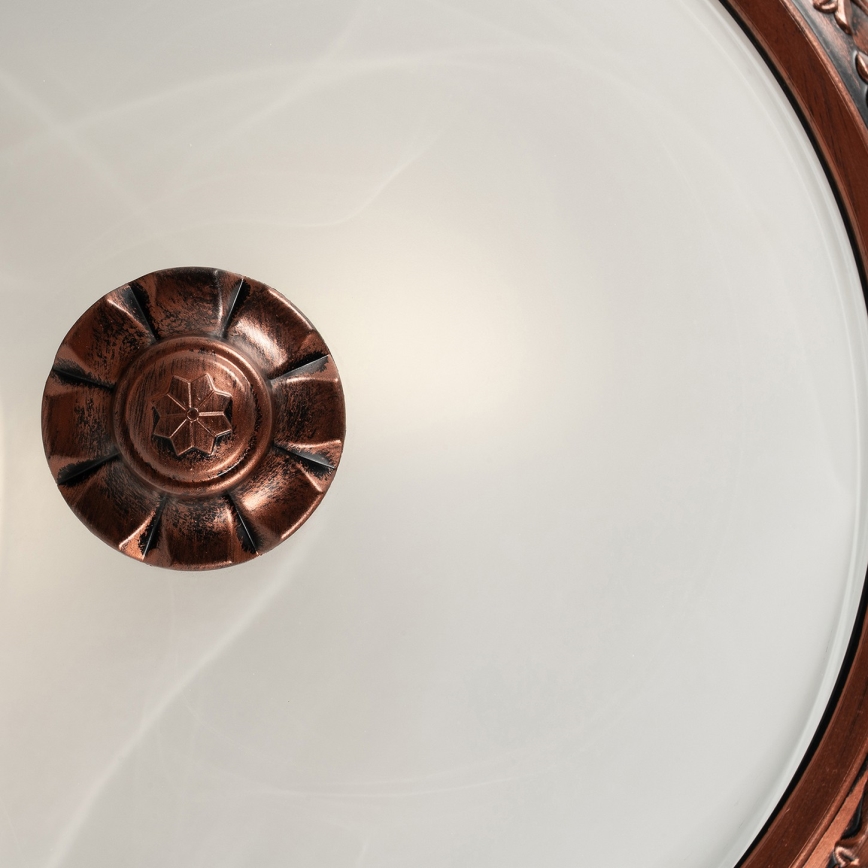 Brilagi - Φωτιστικό οροφής FRESCO 2xE27/40W/230V Ø 30 cm σε απόχρωση χαλκού
