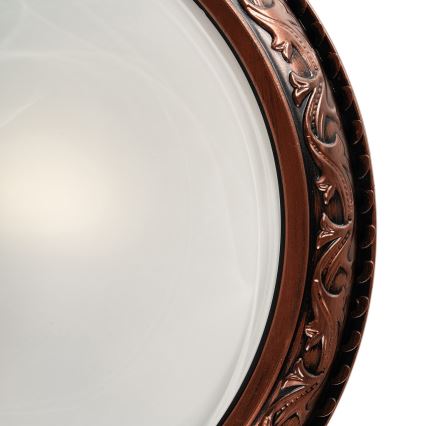 Brilagi - Φωτιστικό οροφής FRESCO 2xE27/40W/230V Ø 30 cm σε απόχρωση χαλκού