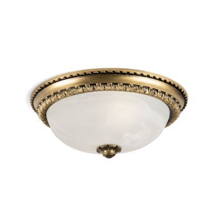 BRILAGI - Φωτιστικό οροφής FRESCO 2xE27/40W/230V Ø 30 cm μπρούτζινο