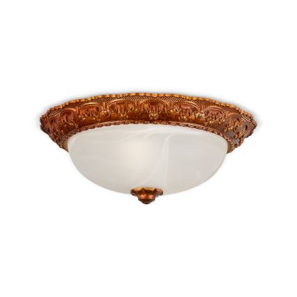 Brilagi - Φωτιστικό οροφής FRESCO 2xE27/40W/230V Ø 30 cm χρυσό
