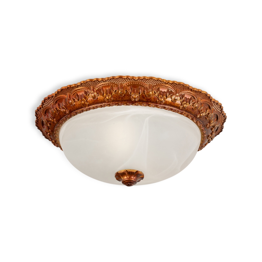 Brilagi - Φωτιστικό οροφής FRESCO 2xE27/40W/230V Ø 30 cm χρυσό