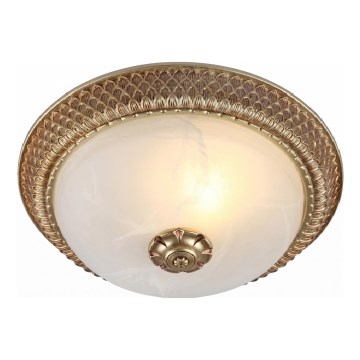 Brilagi - Φωτιστικό οροφής FRESCO 2xE27/40W/230V Ø 30 εκ. σε χρυσό