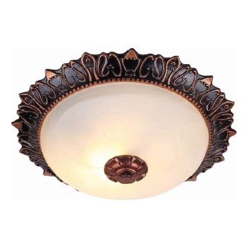 Brilagi - Φωτιστικό οροφής FRESCO 2xE27/40W/230V Ø 30 εκ. μπρονζέ
