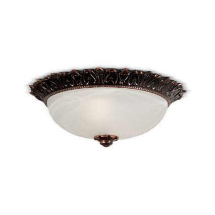 Brilagi - Φωτιστικό οροφής FRESCO 2xE27/40W/230V Ø 30 εκ. μπρονζέ