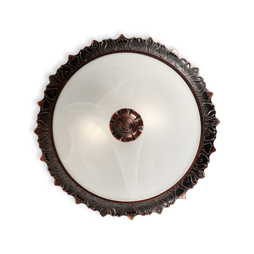Brilagi - Φωτιστικό οροφής FRESCO 2xE27/40W/230V Ø 30 εκ. μπρονζέ