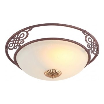 Brilagi - Φωτιστικό οροφής FRESCO 2xE27/40W/230V Ø 43 cm καφέ