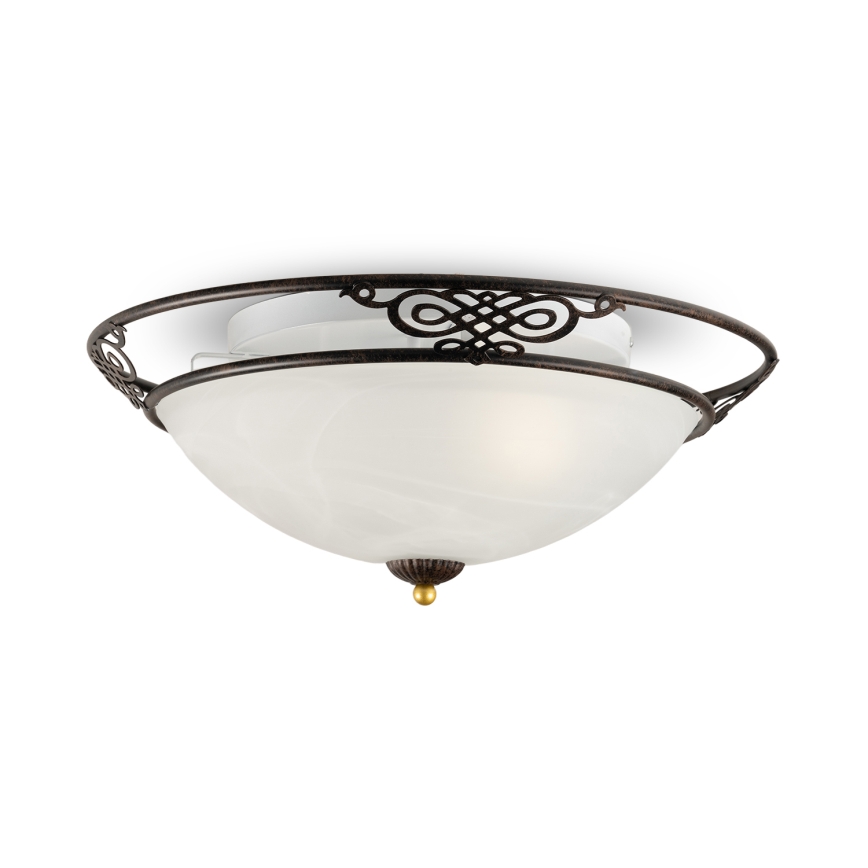 BRILAGI - Φωτιστικό οροφής FRESCO 2xE27/40W/230V Ø 43 cm καφέ