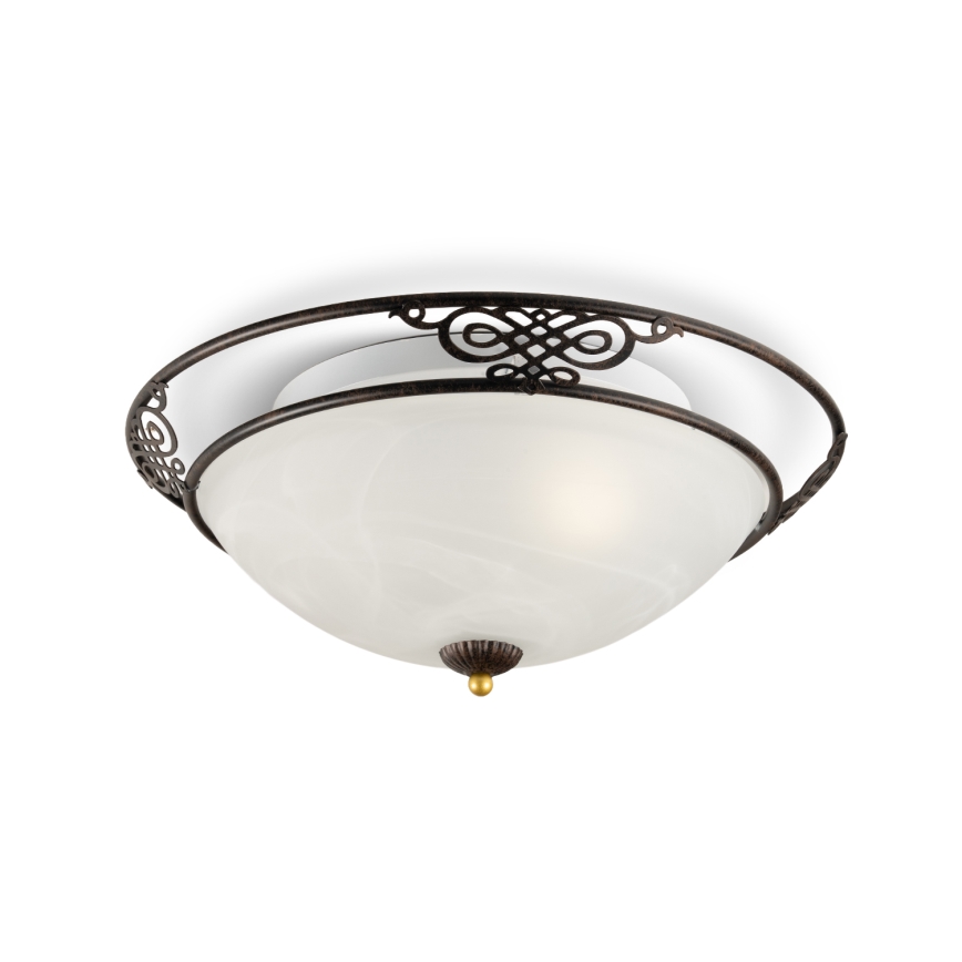 BRILAGI - Φωτιστικό οροφής FRESCO 2xE27/40W/230V Ø 43 cm καφέ