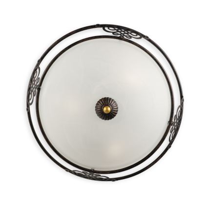 BRILAGI - Φωτιστικό οροφής FRESCO 2xE27/40W/230V Ø 43 cm καφέ