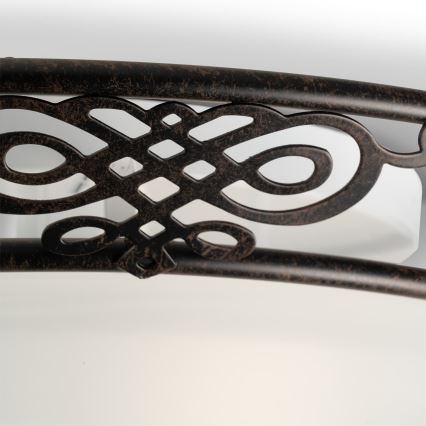 BRILAGI - Φωτιστικό οροφής FRESCO 2xE27/40W/230V Ø 43 cm καφέ