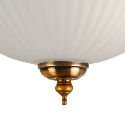 BRILAGI - Φωτιστικό οροφής FRESCO 2xE27/40W/230V διάμ. 28 cm χάλκινο