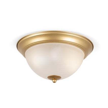 BRILAGI - Φωτιστικό οροφής FRESCO 2xE27/40W/230V διάμ. 28 εκ. χρυσό