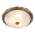 Brilagi - Φωτιστικό οροφής FRESCO 2xE27/40W/230V διάμ. 30 cm ορείχαλκος