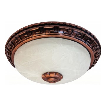 Brilagi - Φωτιστικό οροφής FRESCO 2xE27/40W/230V διάμ. 30 εκ. χάλκινο
