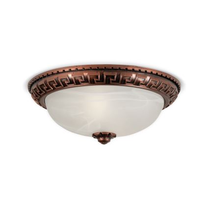Brilagi - Φωτιστικό οροφής FRESCO 2xE27/40W/230V διάμ. 30 εκ. χάλκινο