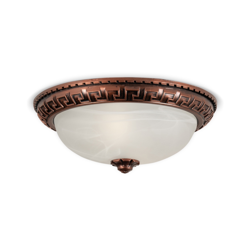 Brilagi - Φωτιστικό οροφής FRESCO 2xE27/40W/230V διάμ. 30 εκ. χάλκινο
