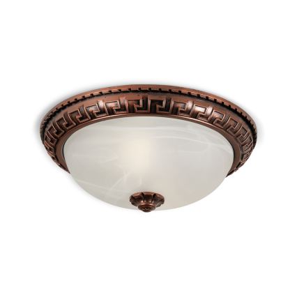 Brilagi - Φωτιστικό οροφής FRESCO 2xE27/40W/230V διάμ. 30 εκ. χάλκινο
