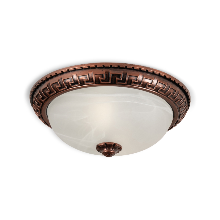 Brilagi - Φωτιστικό οροφής FRESCO 2xE27/40W/230V διάμ. 30 εκ. χάλκινο