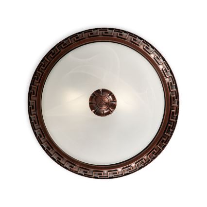 Brilagi - Φωτιστικό οροφής FRESCO 2xE27/40W/230V διάμ. 30 εκ. χάλκινο