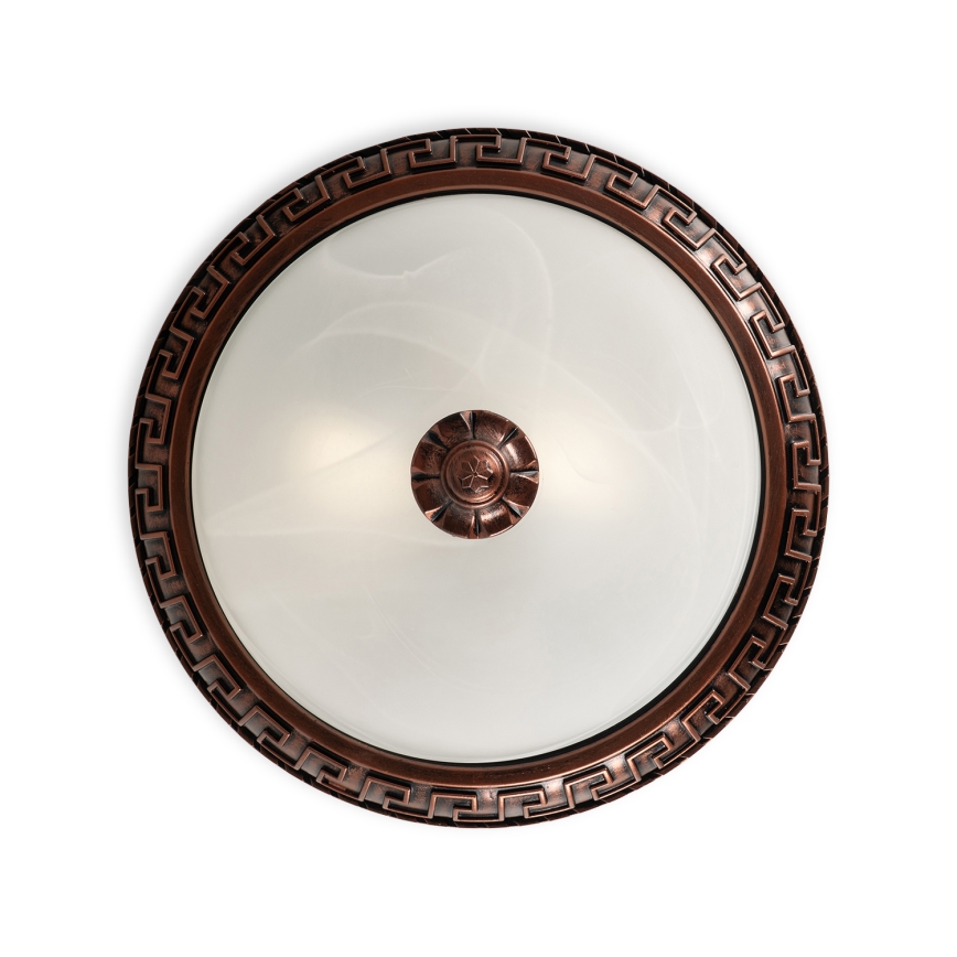 Brilagi - Φωτιστικό οροφής FRESCO 2xE27/40W/230V διάμ. 30 εκ. χάλκινο