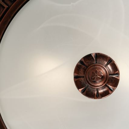 Brilagi - Φωτιστικό οροφής FRESCO 2xE27/40W/230V διάμ. 30 εκ. χάλκινο