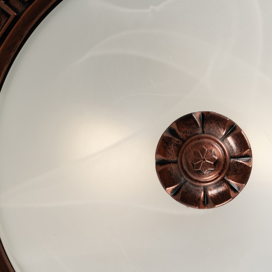 Brilagi - Φωτιστικό οροφής FRESCO 2xE27/40W/230V διάμ. 30 εκ. χάλκινο