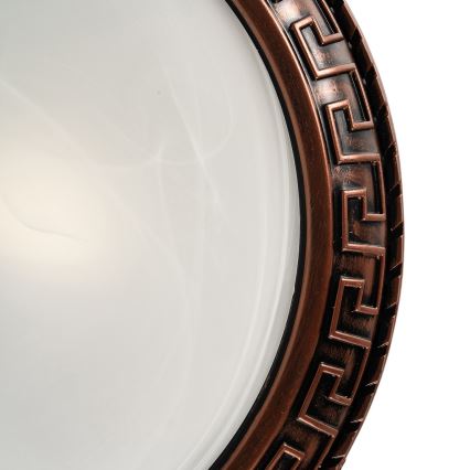 Brilagi - Φωτιστικό οροφής FRESCO 2xE27/40W/230V διάμ. 30 εκ. χάλκινο