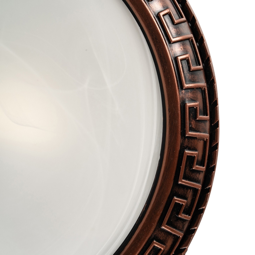 Brilagi - Φωτιστικό οροφής FRESCO 2xE27/40W/230V διάμ. 30 εκ. χάλκινο