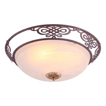 Brilagi - Φωτιστικό οροφής FRESCO 3xE27/40W/230V Ø 48 εκ. καφέ