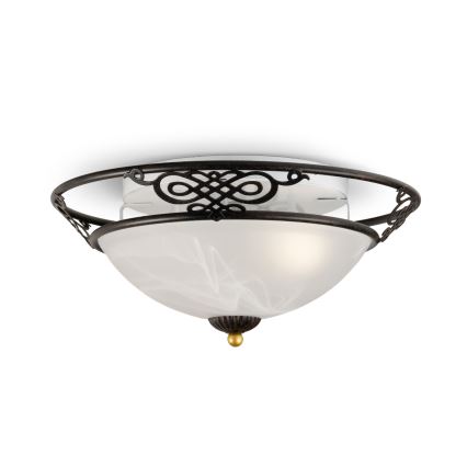 BRILAGI - Φωτιστικό οροφής FRESCO 3xE27/40W/230V Ø 48 εκ. καφέ